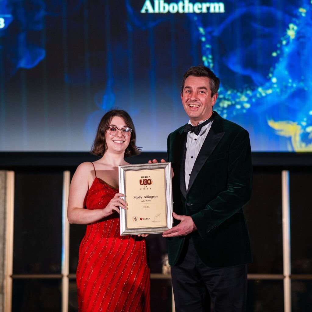 Albotherm’s CEO and CTO Recognised as Top Young Entrepreneurs by Hurun UK Under30s